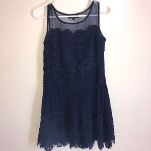 Navy Lace Dress